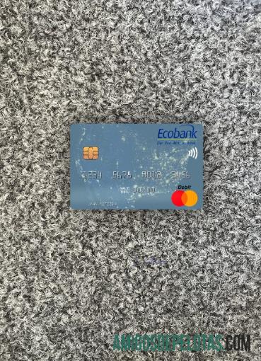 Níger Ecobank Mastercard Photolook Frente amostra